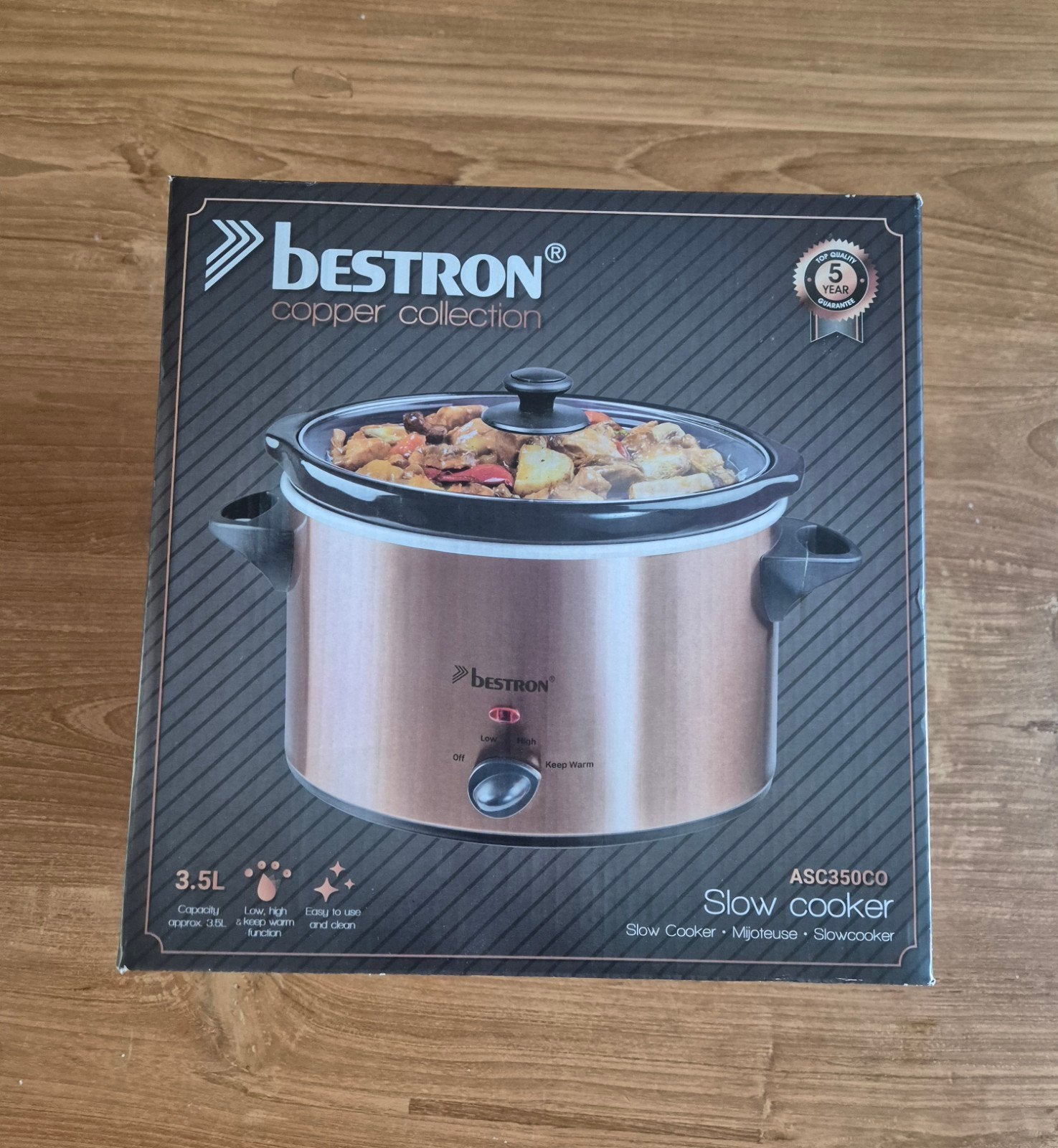 Bestron slowcooker, nieuw in doos, Ophalen, Nieuw