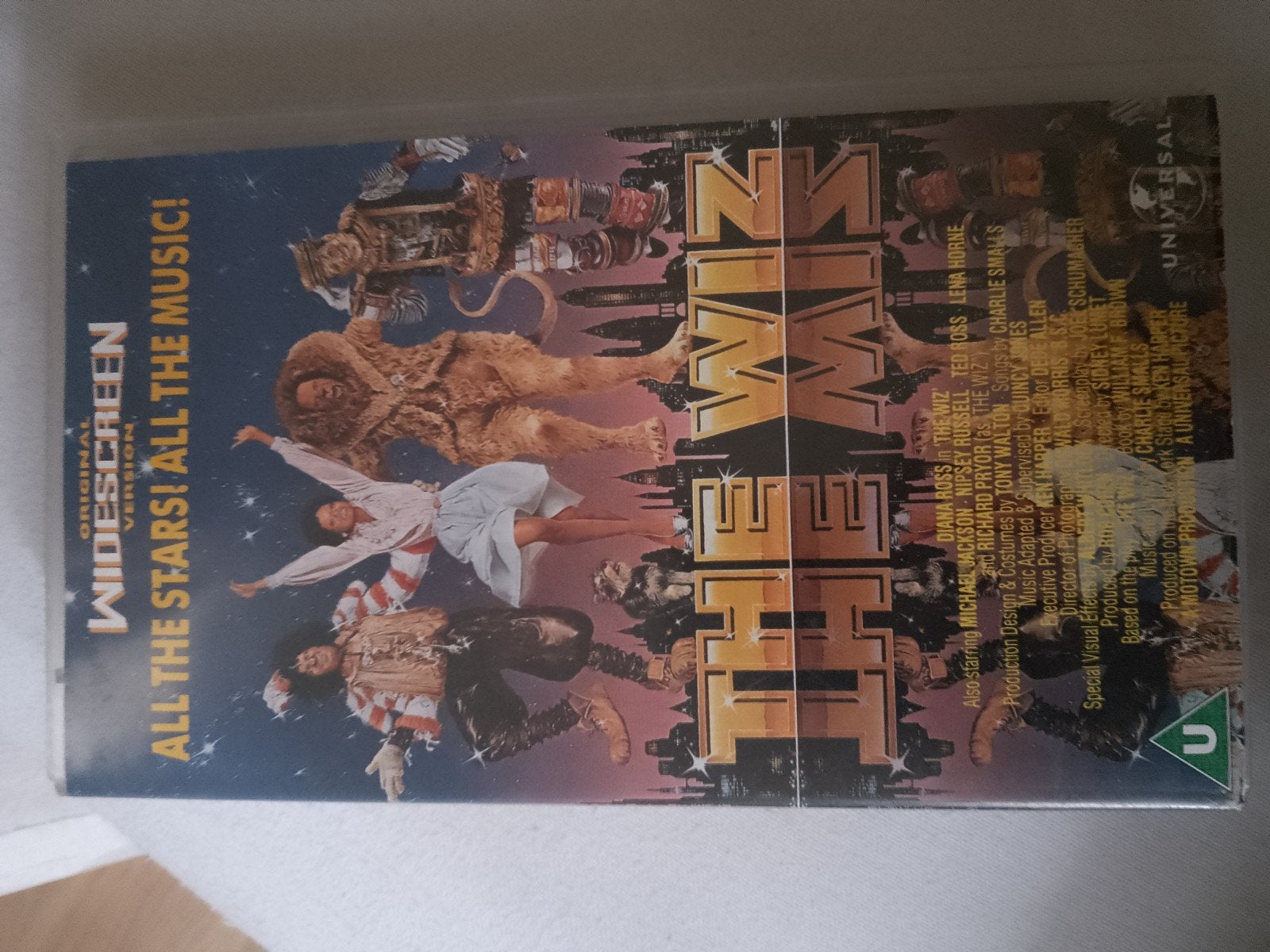 The Wiz VHS - Musical met Diana Ross & Michael Jackson, Cd's en Dvd's, VHS | Film, Muziek, Alle leeftijden, Ophalen of Verzenden