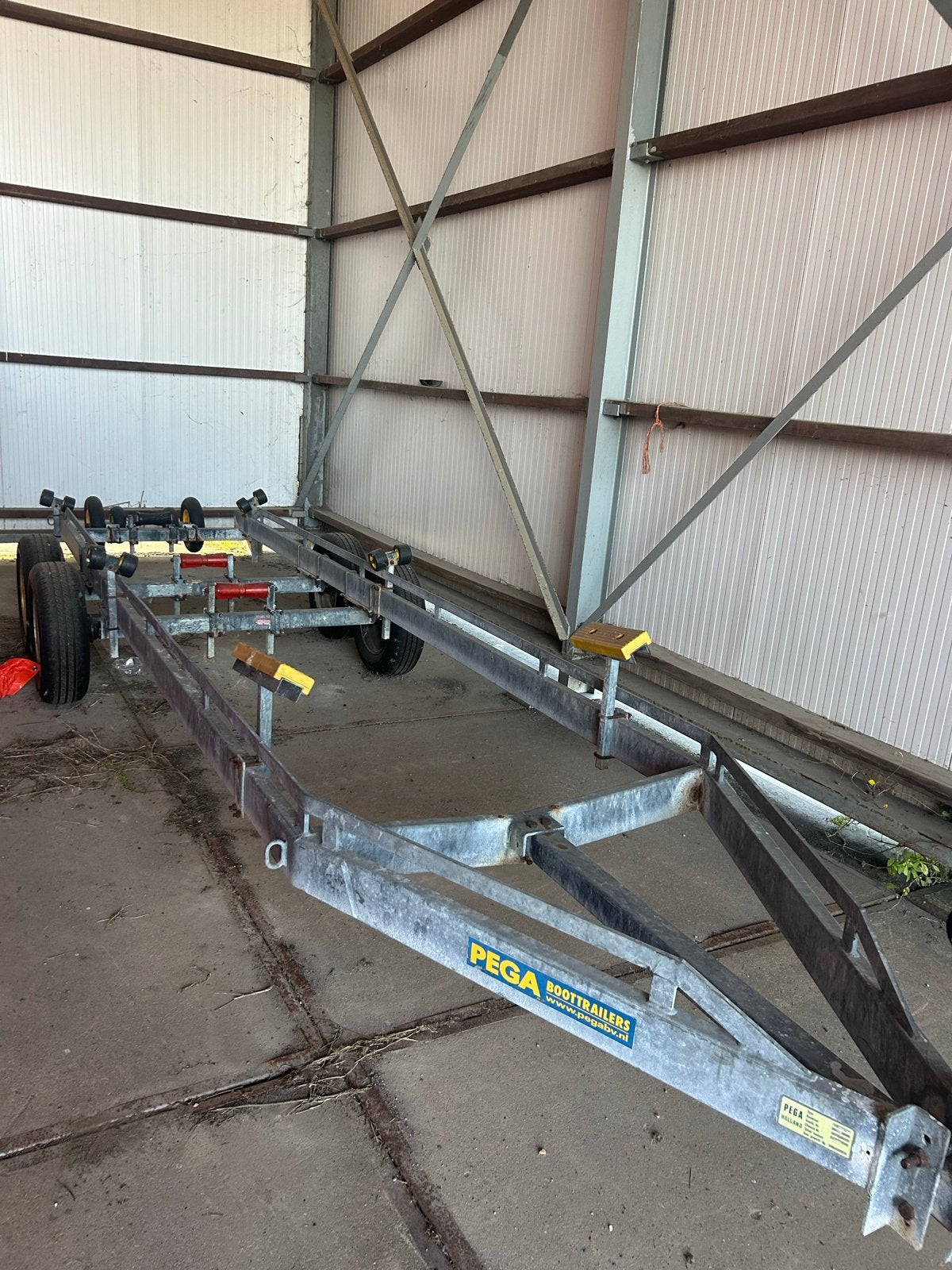 Pega Boottrailer ST 2000/700 - Bouwjaar 2008, Watersport en Boten, Boottrailers, Ophalen, Gebruikt, 1500 tot 3000 kg, 6 tot 9 meter