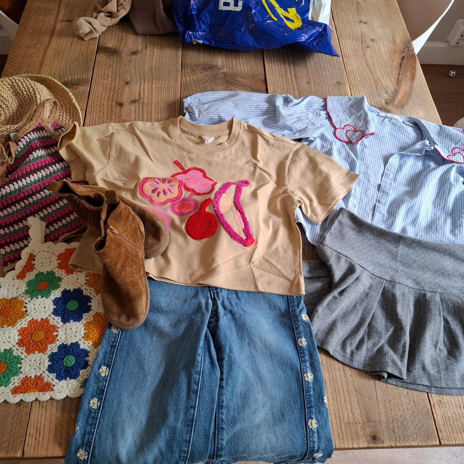 Super leuke kledingsets meisje van topmerken! maat 110/116, Ophalen of Verzenden, Maat 110