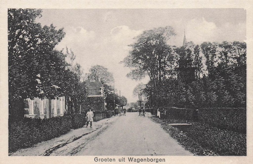 702-427-003 Groeten Uit Wagenborgen, Verzamelen, Ophalen of Verzenden, Voor 1920, Groningen