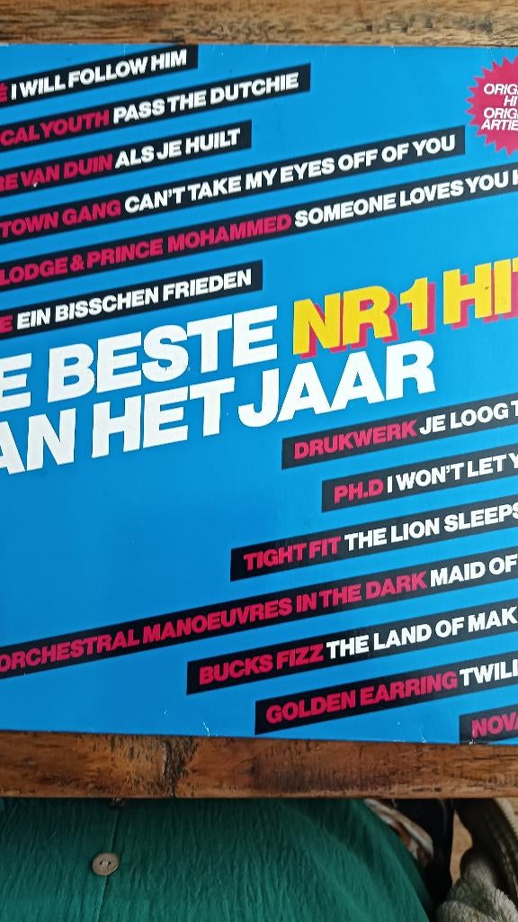 de beste nr 1 hits van het jaar. lp, Ophalen, Gebruikt, Levenslied of Smartlap, 12 inch