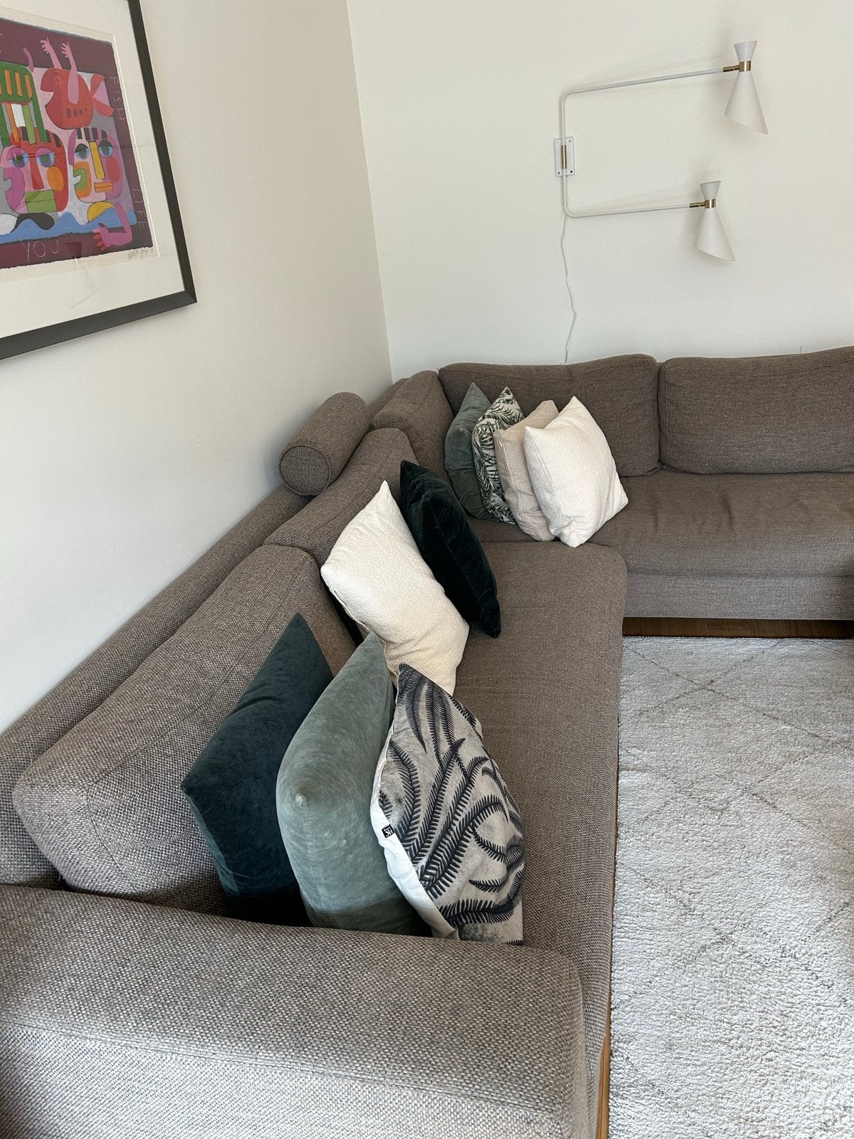 Gebruikte Hoekbank - Comfortabel en Ruim, Huis en Inrichting, Banken | Bankstellen, Ophalen, 250 tot 300 cm, Gebruikt, 100 tot 125 cm