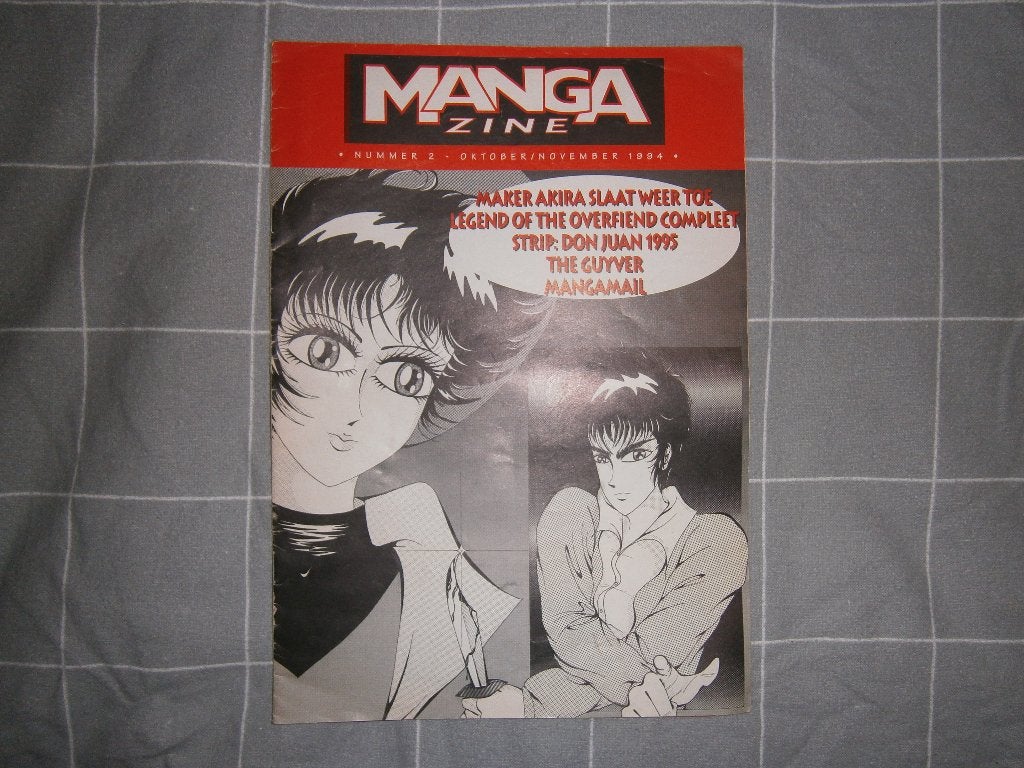 Mangazine nr. 2 (1994) – Nederlandstalig Manga / Anime, Europa, Redactie Mangazine, Ophalen, Gelezen