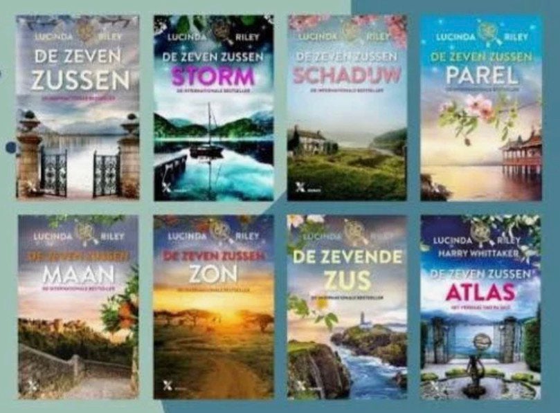 Serie De zeven zussen van Lucinda Riley, Boeken, Ophalen of Verzenden, Gelezen, Nederland