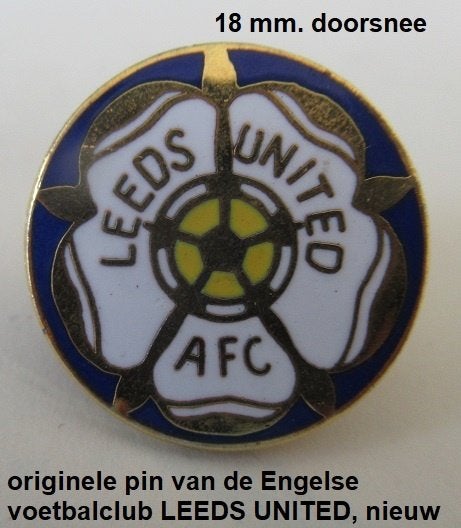 splinternieuw speldje Engelse voetbalclub LEEDS UNITED, Verzamelen, Ophalen of Verzenden, Nieuw, Sport, Speldje of Pin