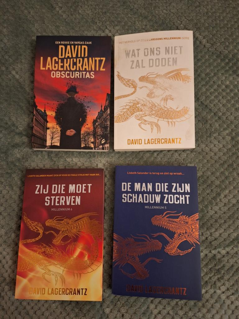 David Lagercrantz 4 boeken, Boeken, Ophalen of Verzenden