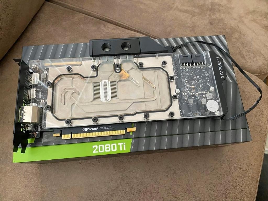 Nvidia GeForce RTX 2080 Ti Founders Edition, Computers en Software, Videokaarten, PCI-Express 3, Gebruikt, GDDR6, Ophalen of Verzenden