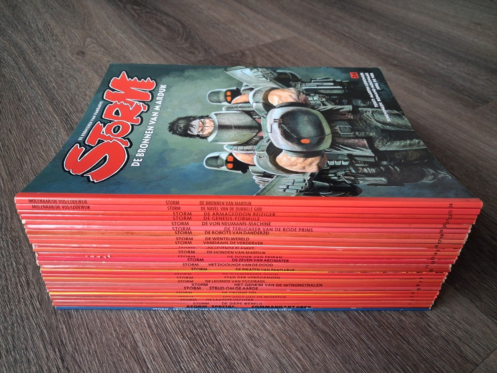 Storm 26x, Boeken, Stripboeken, Complete serie of reeks, Ophalen of Verzenden, Gelezen, Don Lawrence