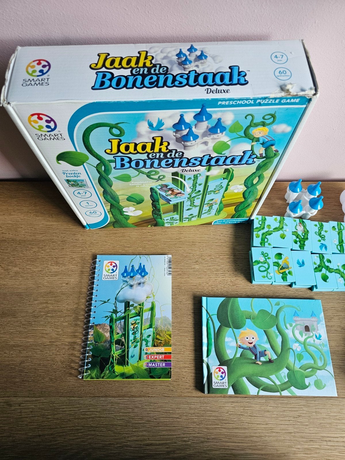 Jaak en de Bonenstaak Deluxe - SmartGames Puzzelspel, Een of twee spelers, Ophalen of Verzenden, Zo goed als nieuw, SmartGames
