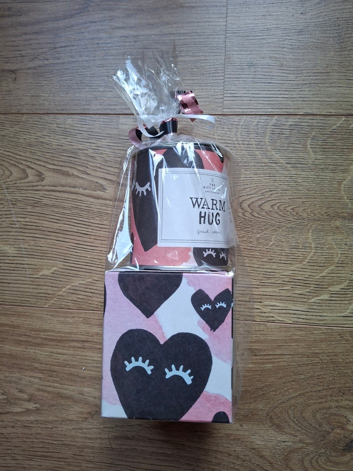 The Gift Label Warm Hug geurkaars in blik, Overige merken, Nieuw, Ophalen of Verzenden, Roze