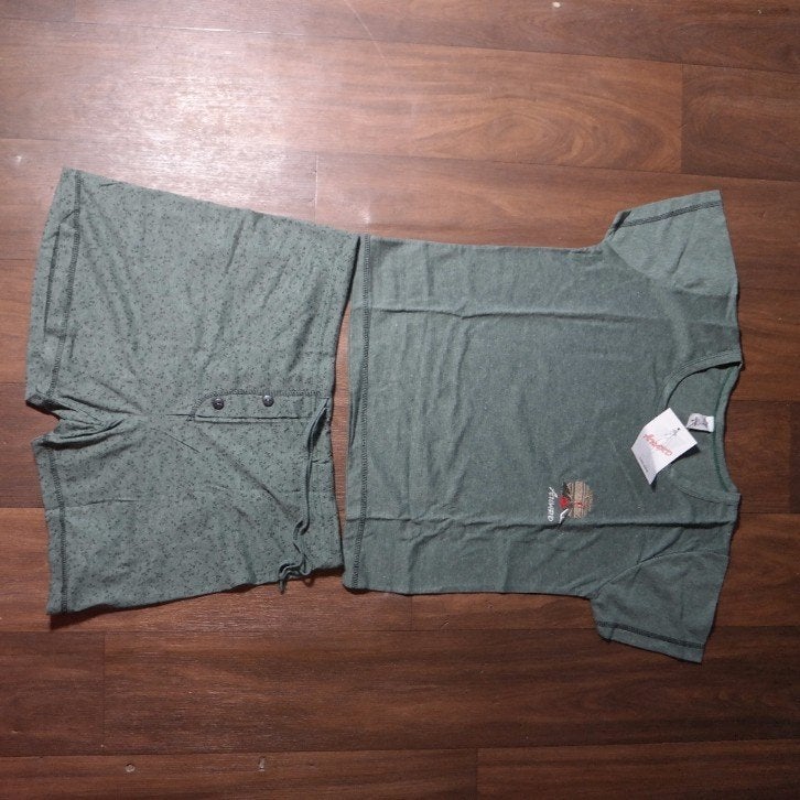 Nieuw zomerse groene 2-delige nachtkleding.Mt M Merk Award., Maat 38/40 (M), ., Nieuw, Ophalen of Verzenden
