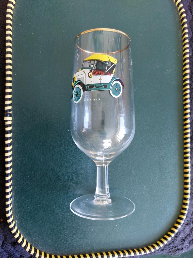 Vintage Morris Auto Glas - Uniek Verzamelaarsitem, Ophalen of Verzenden