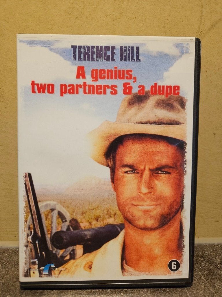 Terence Hill, A Genius, Two Partners and a Dupe, Alle leeftijden, Ophalen of Verzenden, Zo goed als nieuw, Actiekomedie