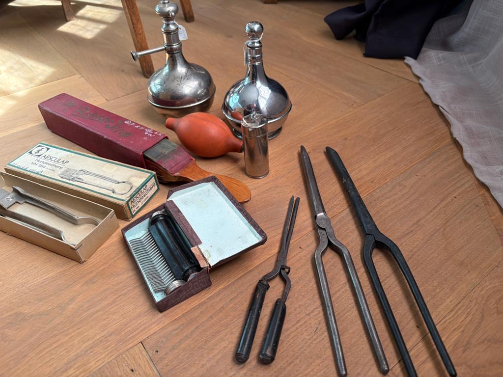 Oude kappers spullen, Antiek en Kunst, Antiek | Gereedschap en Instrumenten, Ophalen of Verzenden