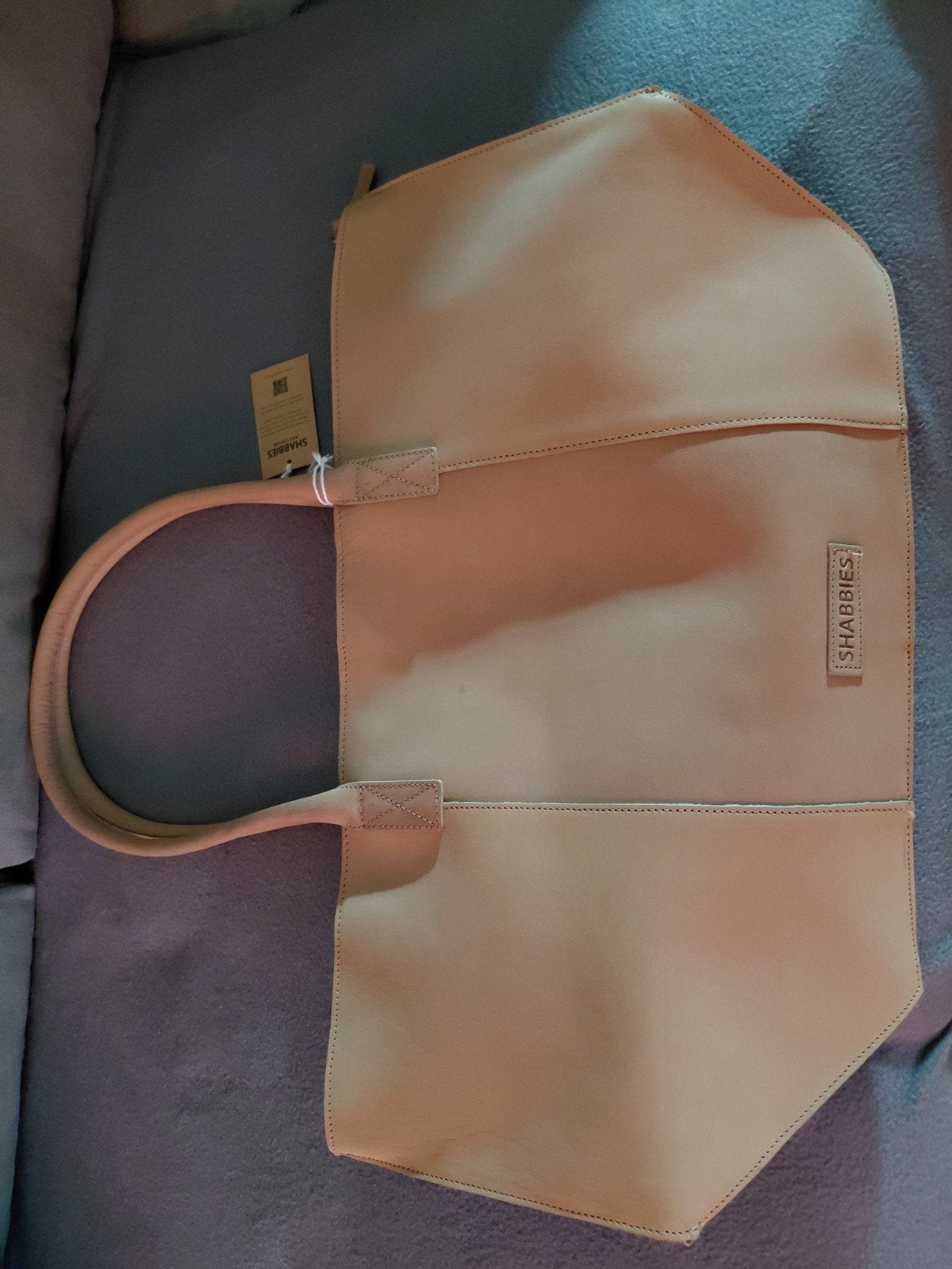 Leren tas, Ophalen, Beige, Overige merken, Leer