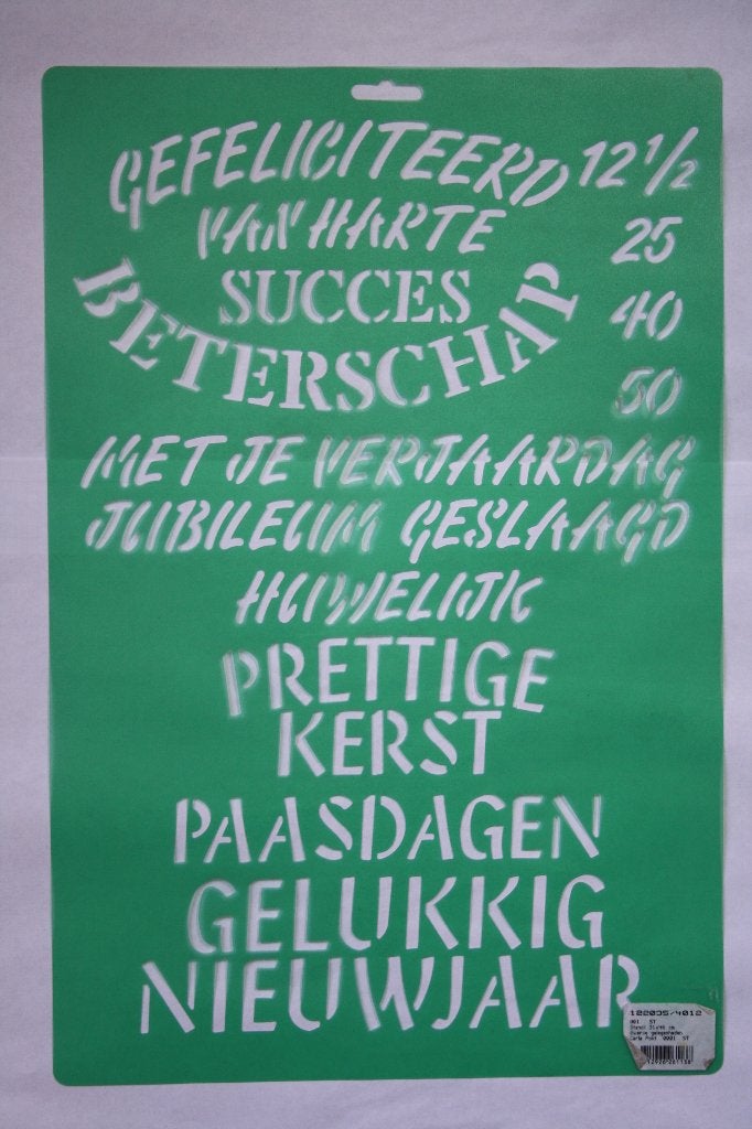 2 stuks Stencil Oost West thuis best en Diverse gelegenheden, Verzenden, Nieuw, Frame of Mal, Overige merken