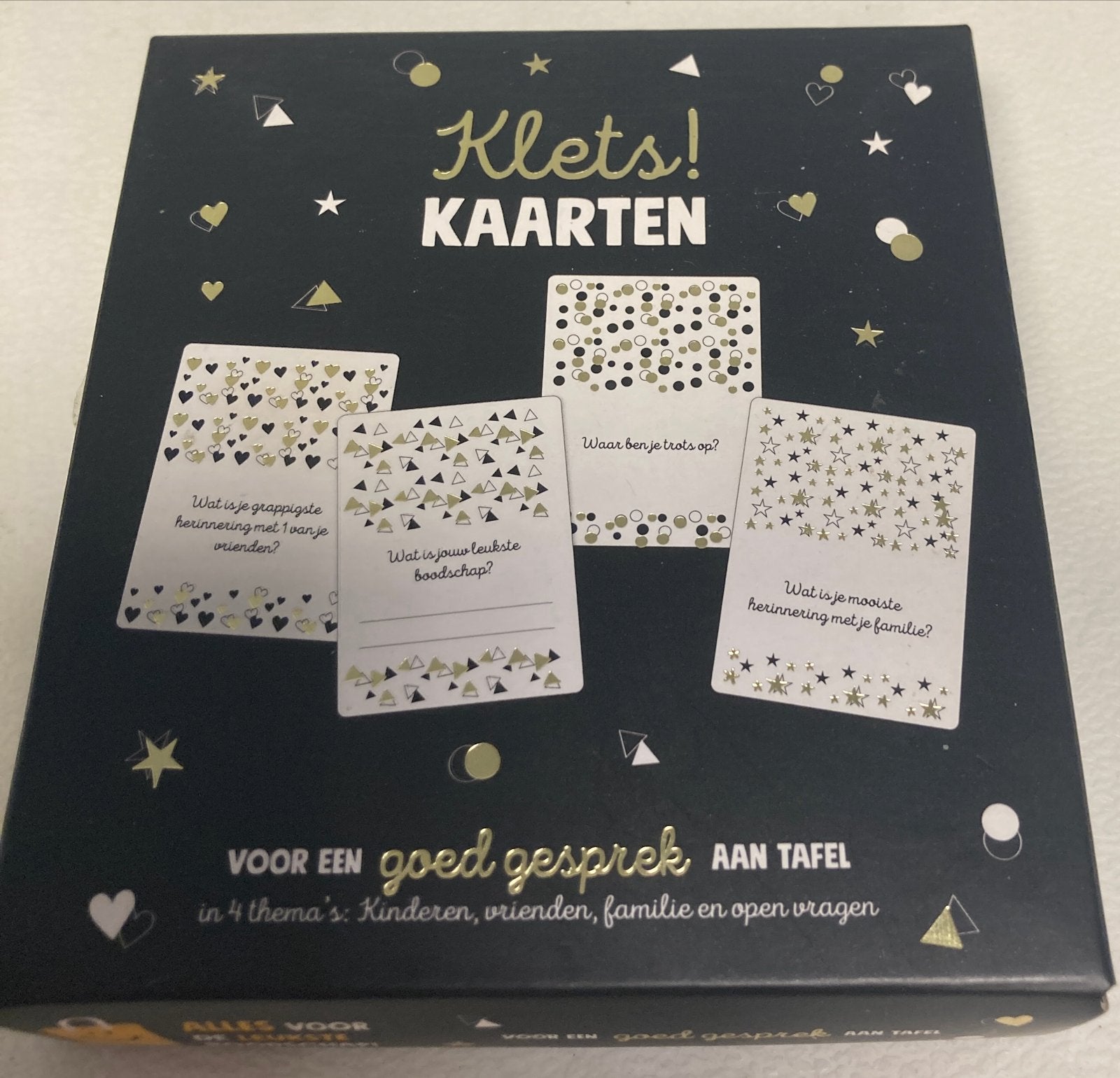 Klets! Kaarten - Voor een goed gesprek aan tafel, Een of twee spelers, Ophalen of Verzenden, Nieuw