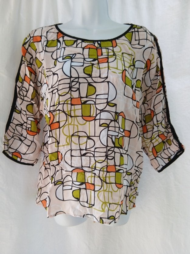 Grappig dames shirt mt 42 merk Expresso, Meerkleurig, ., Maat 42/44 (L), Ophalen of Verzenden