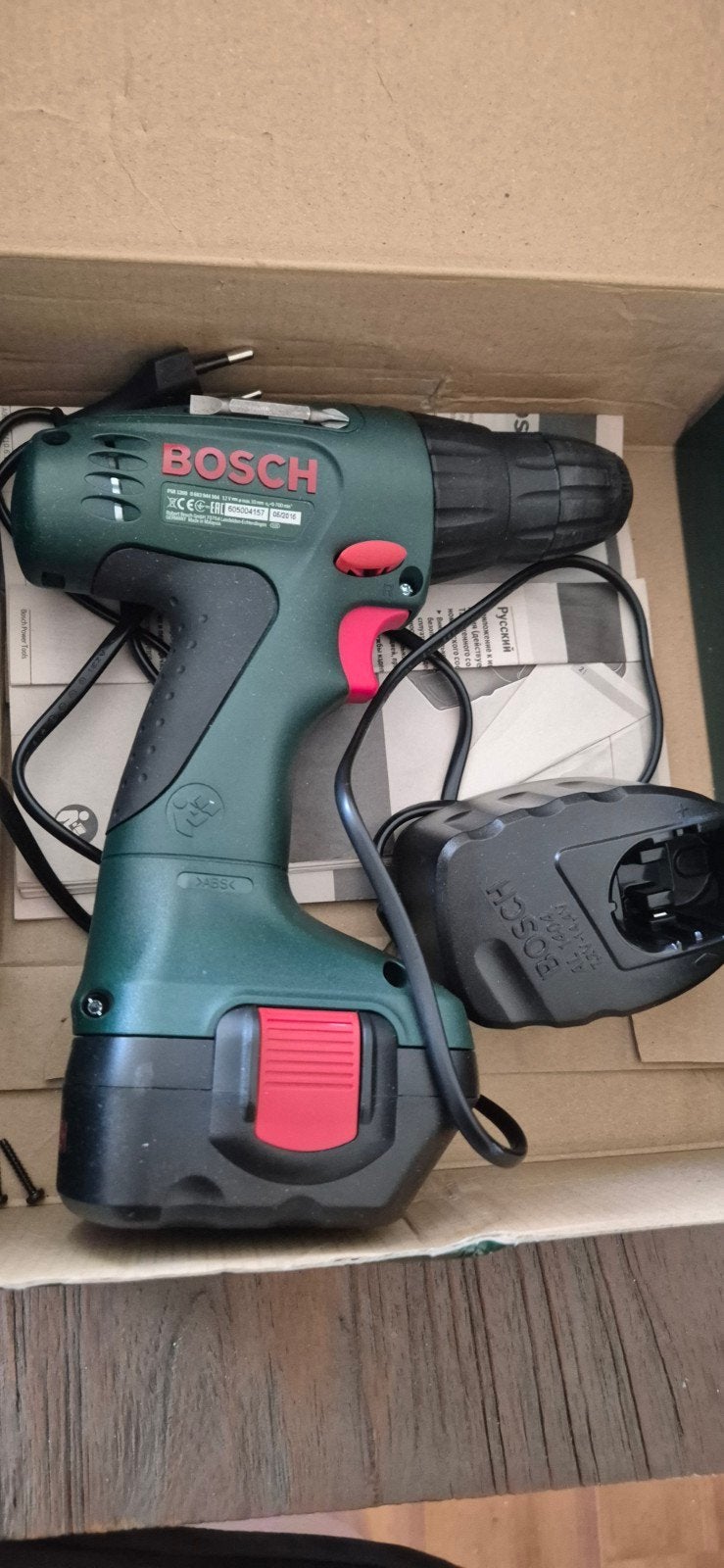 Defecte Bosch boormachine PSR 1200, Ophalen, Gebruikt, Boormachine