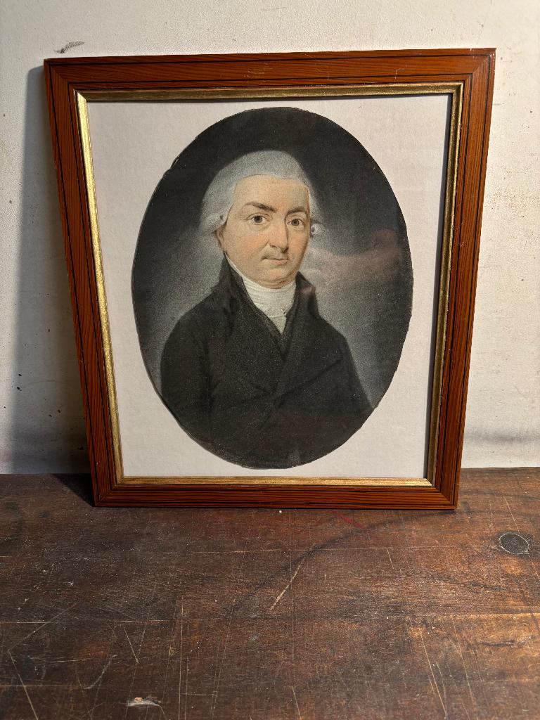 2 portretten, man en vrouw, Hollands, pastel, 18e eeuw, Antiek en Kunst, Kunst | Overige Kunst, Ophalen of Verzenden