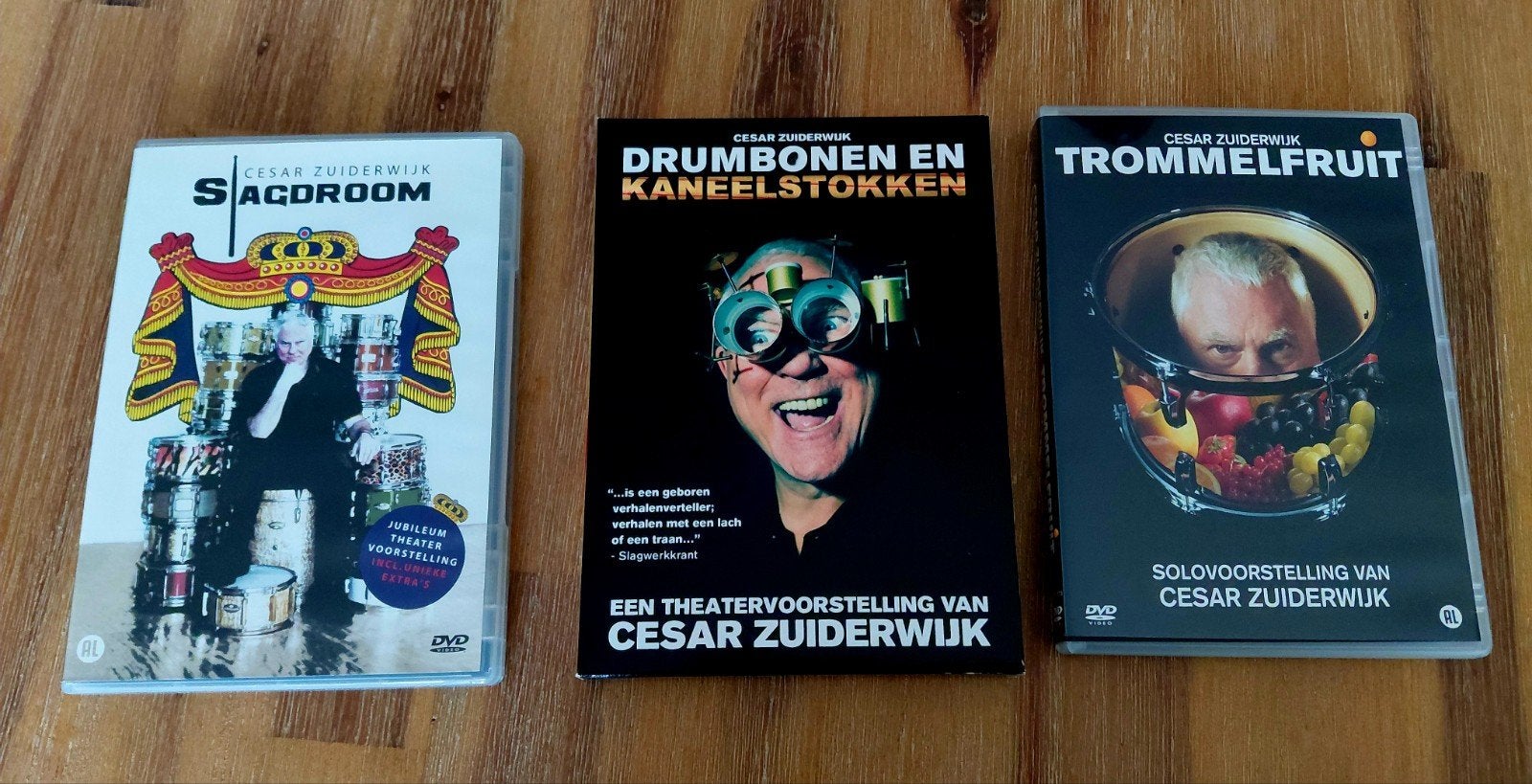 golden earring ( Cesar Zuiderwijk ) 3 dvd's, Ophalen of Verzenden, Zo goed als nieuw