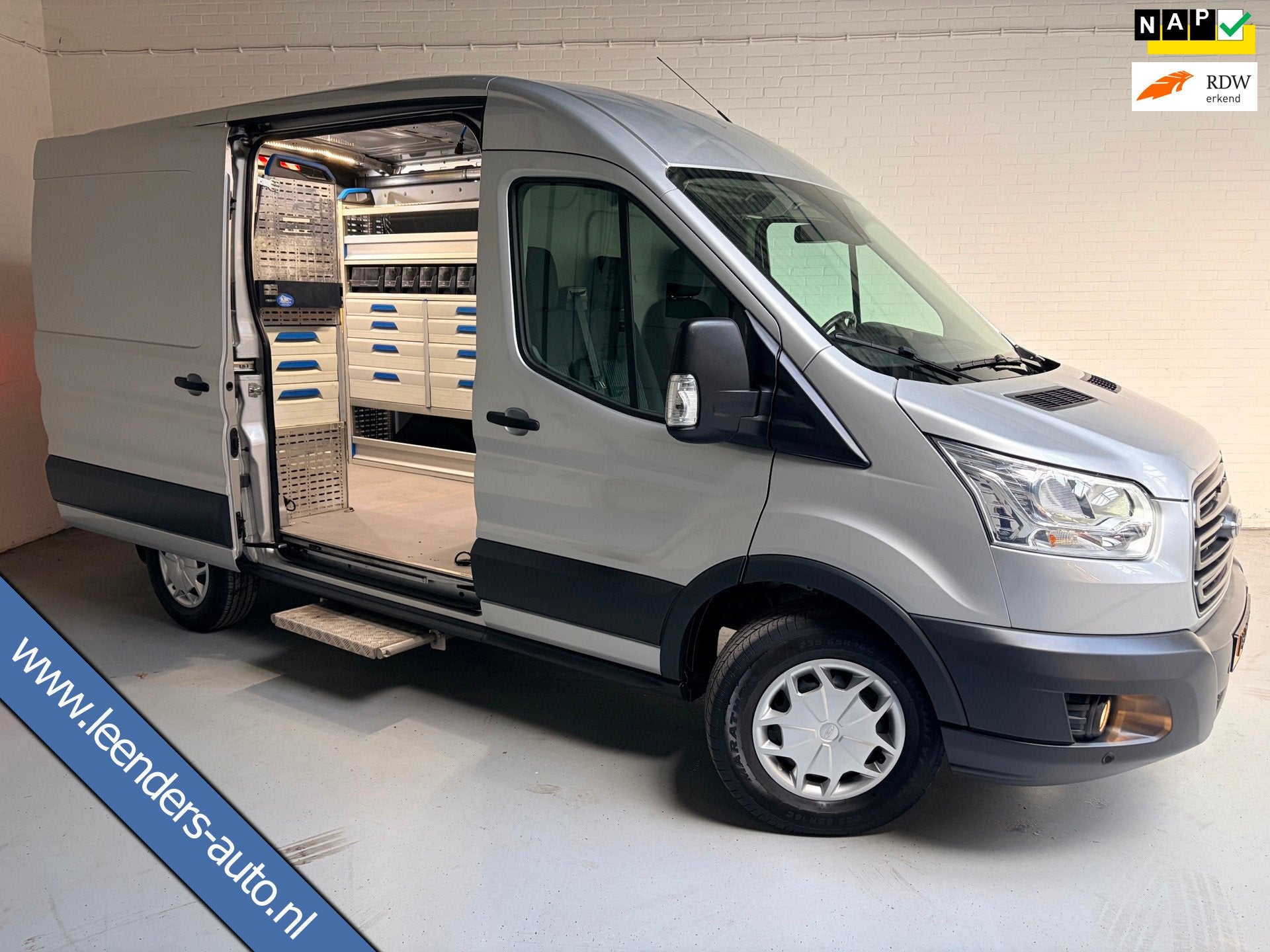 Ford Transit Automaat Servicewagen 350 2.0 TDCI 131PK euro6, Auto's, Bestelauto's, Dealer onderhouden, Stof, 4 cilinders, Met garantie (alle)