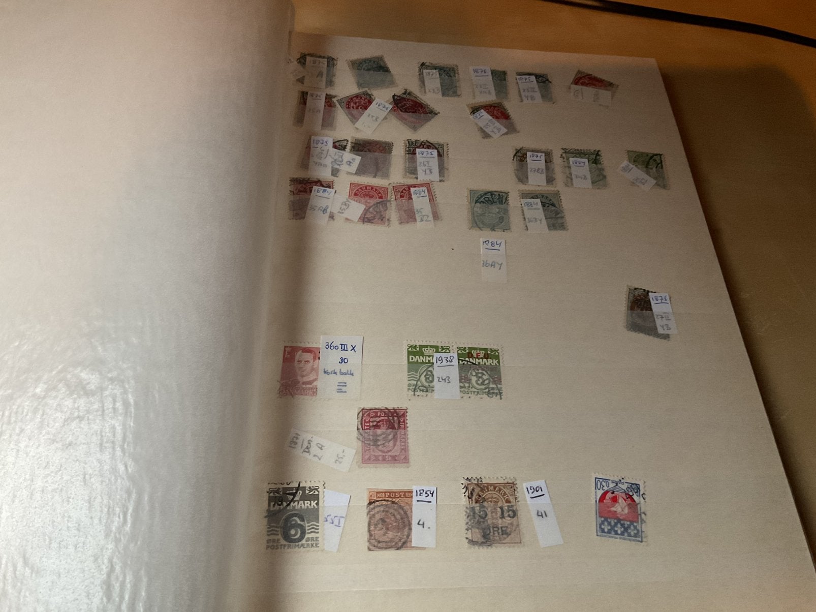 Stockboek Nederland blokken en wat Denemarken, Postzegels en Munten, Postzegels | Volle albums en Verzamelingen, Ophalen of Verzenden