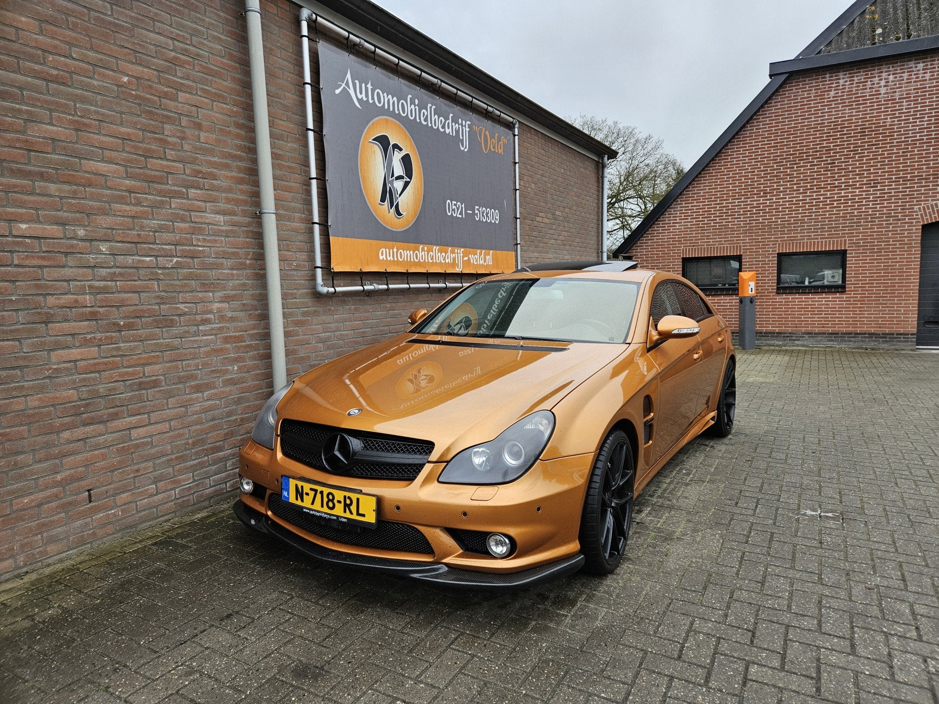 Mercedes-Benz CLS-Klasse AMG 63 (bj 2008, automaat), Auto's, Mercedes-Benz, Automaat, Achterwielaandrijving, Gebruikt, Overige kleuren