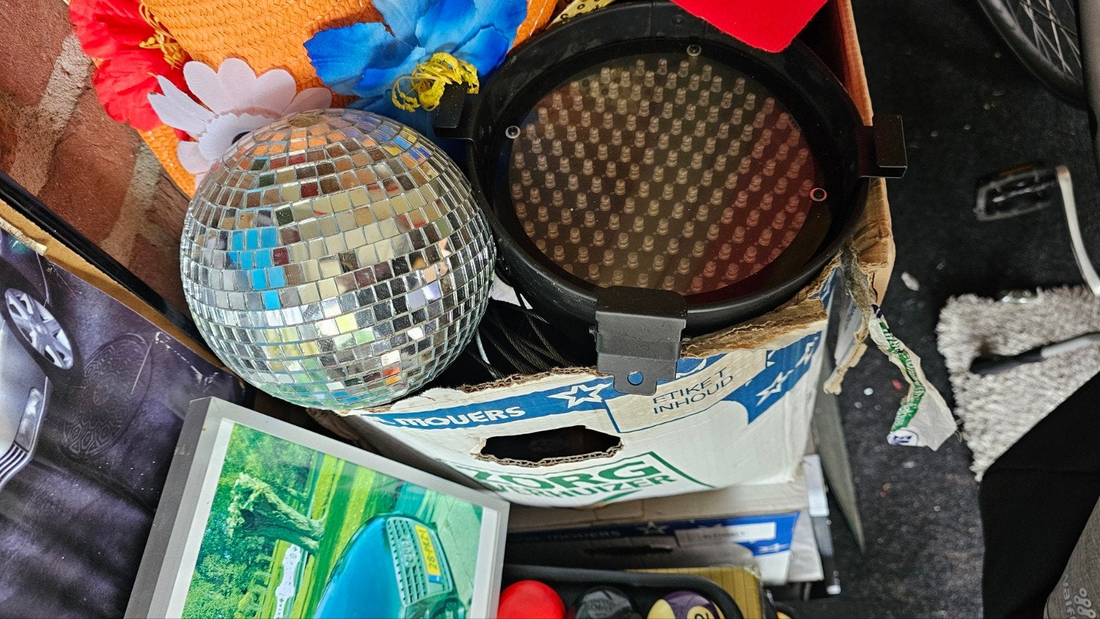 Grote discobal voor feestjes en evenementen, Ophalen of Verzenden, Gebruikt, Feestartikel, Overige