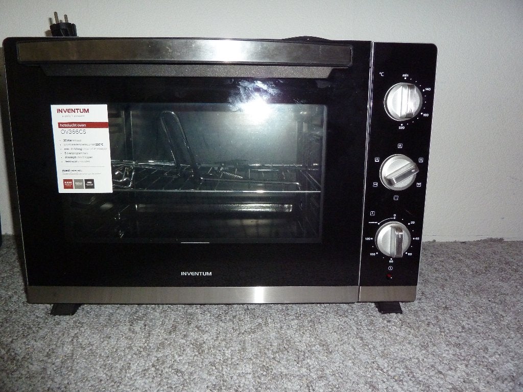 elektrische oven met draaispit inventum, Ophalen, 45 tot 50 cm, Zo goed als nieuw, Oven met grill