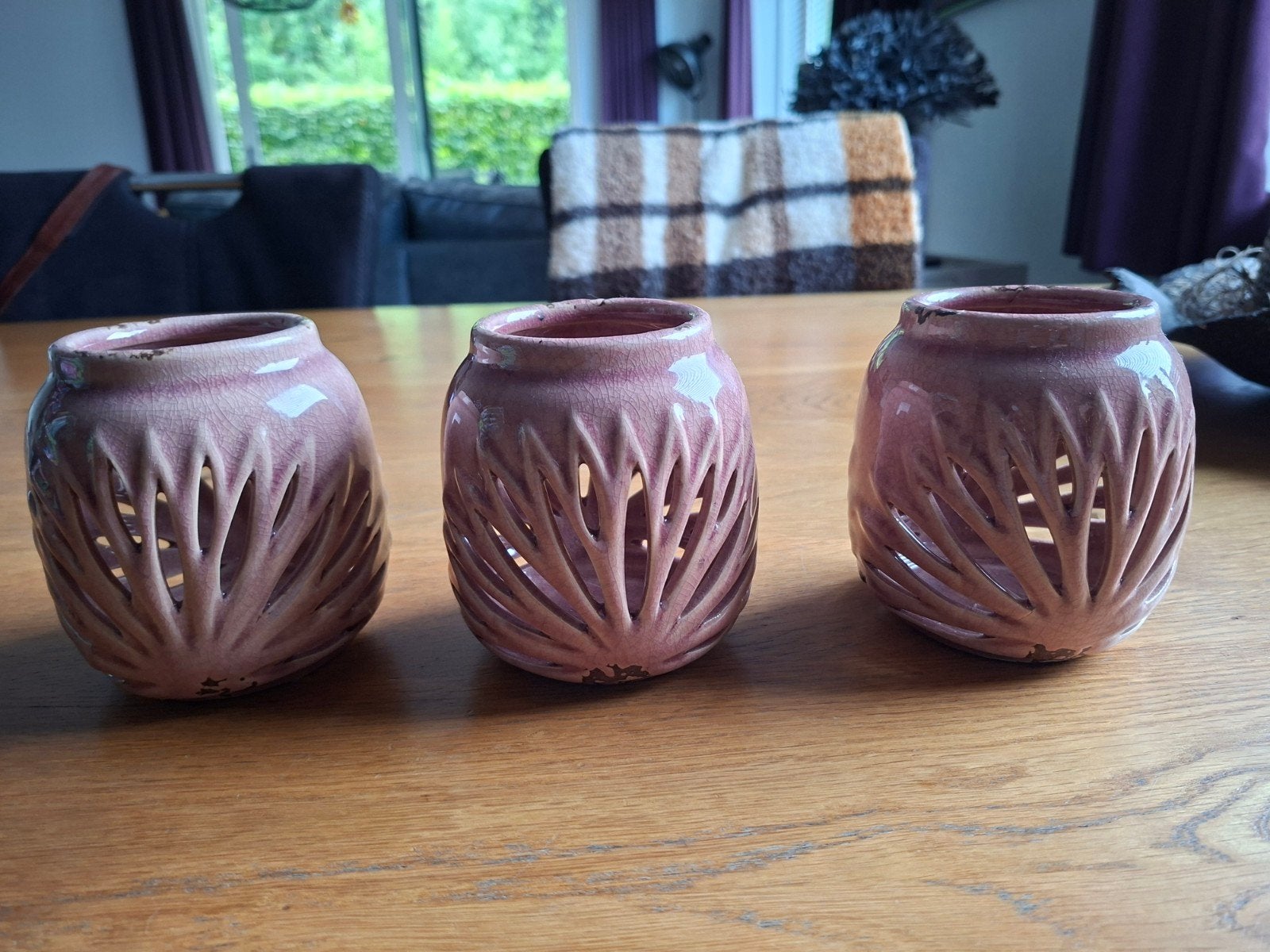 3 Riverdale waxinepotjes, Huis en Inrichting, Woonaccessoires | Kandelaars en Kaarsen, Ophalen of Verzenden, Riverdale