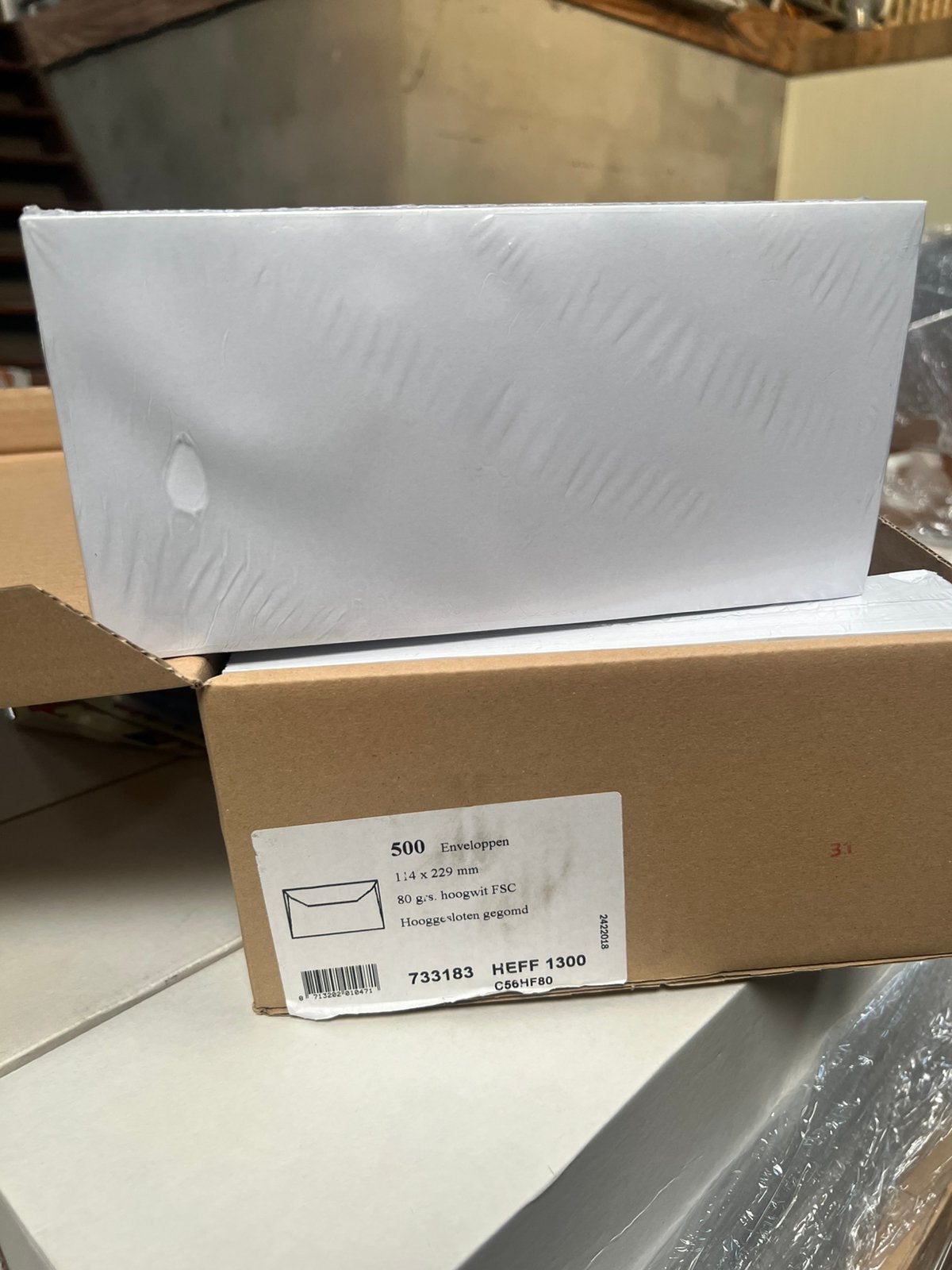 Enveloppen nieuw in doos, Diversen, Ophalen of Verzenden, Nieuw