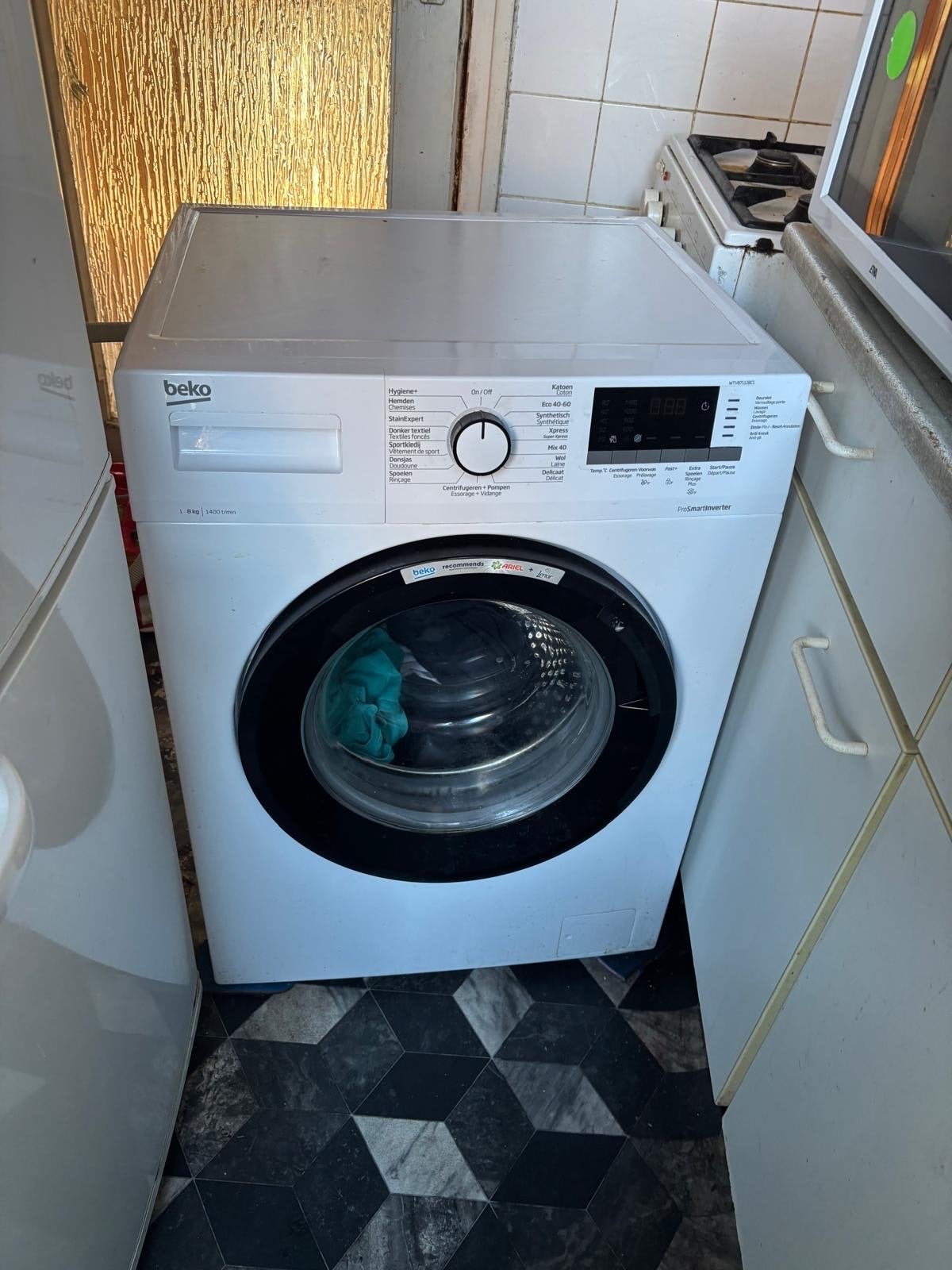 Beko Wasmachine uit 2006 - Werkt perfect!, Ophalen of Verzenden, Gebruikt, Voorlader