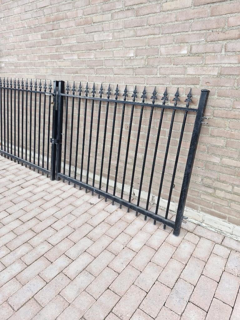 Sierhekwerkpoort, Tuin en Terras, Tuinhekken en Hekwerk, Ophalen, Gebruikt, IJzer, Sierhekwerk