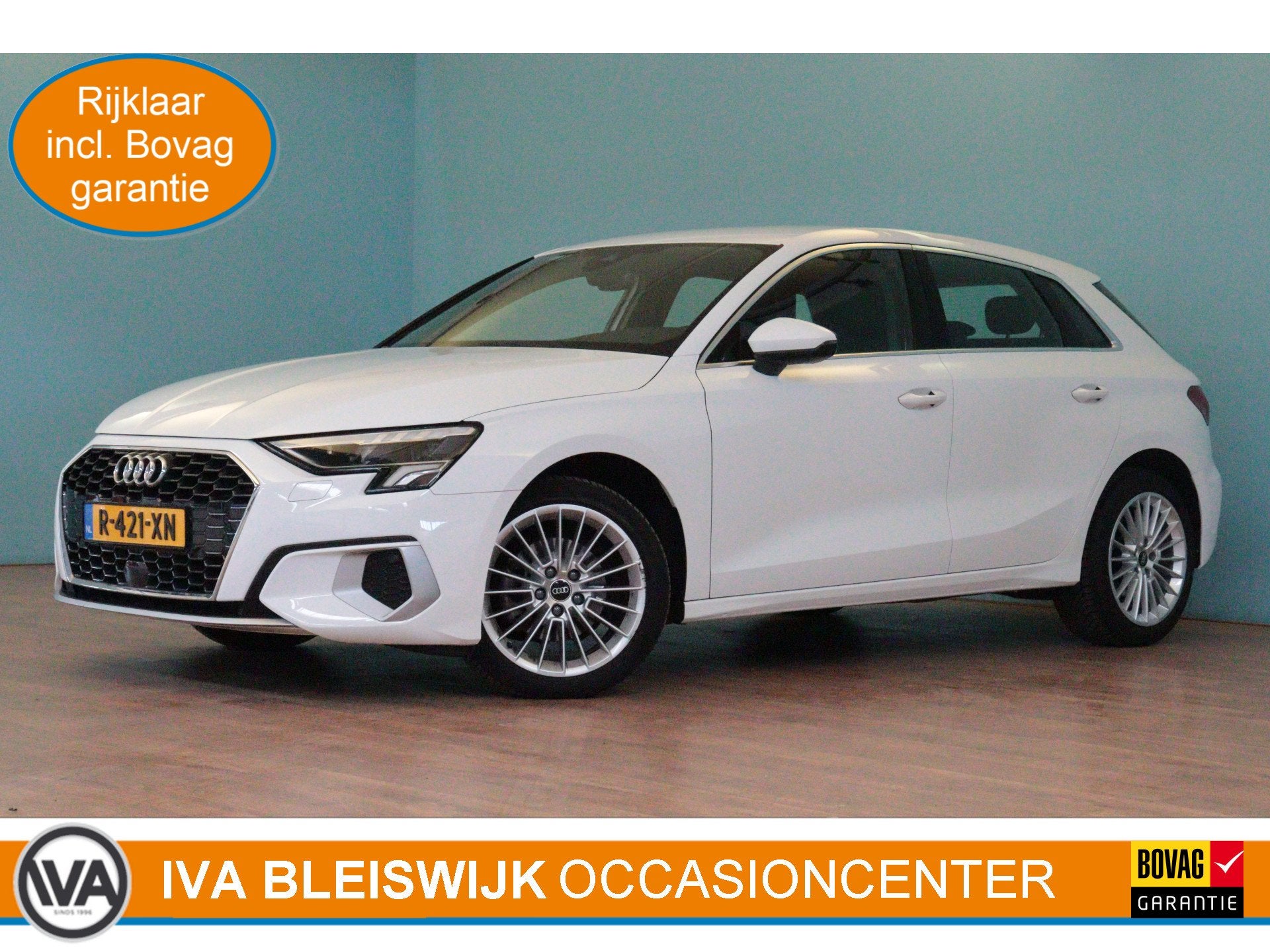 Audi A3 Sportback 30 TFSI Advanced Edition Automaat | RIJKLA, Auto's, Gebruikt, Euro 6, Wit, Bedrijf