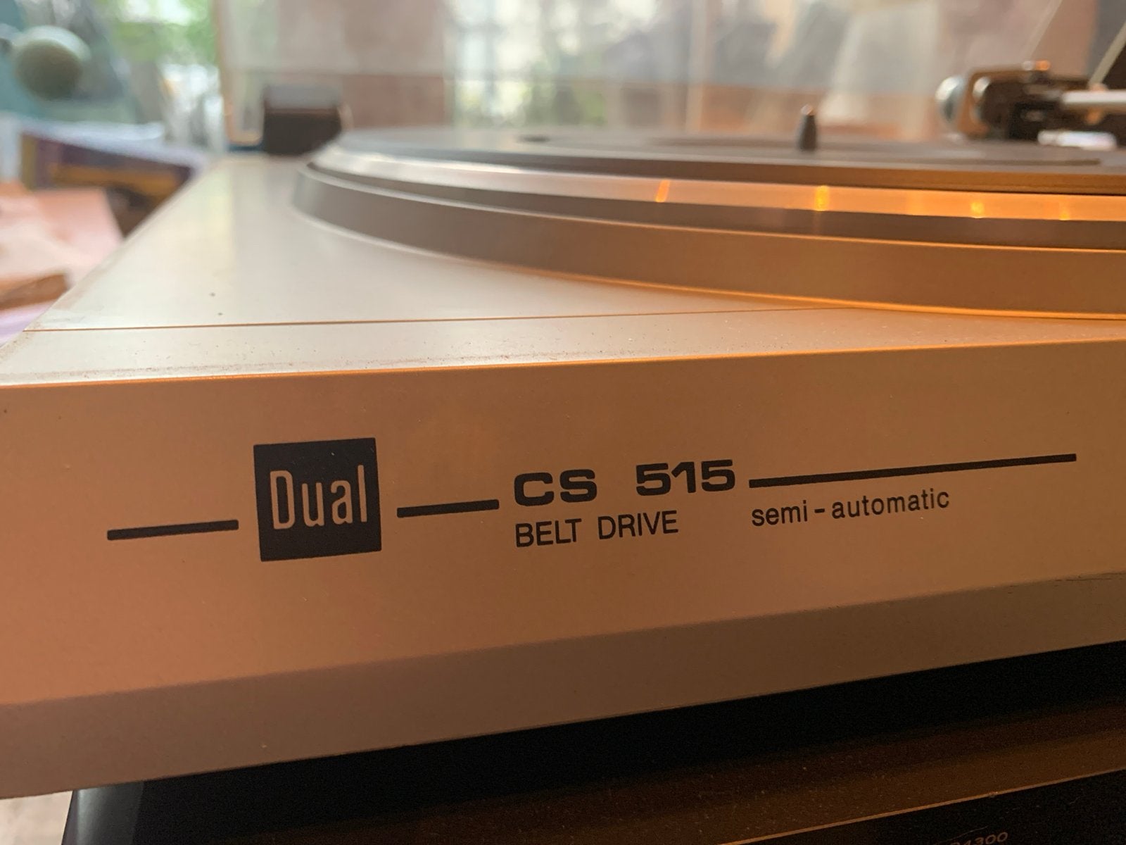 Dual CS 515 Belt Drive Semi-Automatische Platenspeler, Gebruikt, Automatisch, Ophalen of Verzenden, Platenspeler