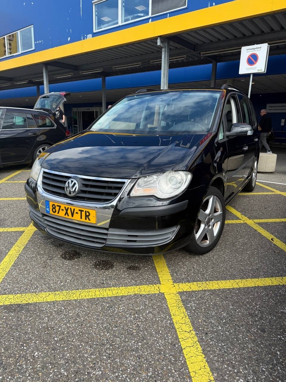 Volkswagen Touran 1.4 TSI 103KW DSG 2007 Zwart, 4 cilinders, Zwart, Origineel Nederlands, Bedrijf