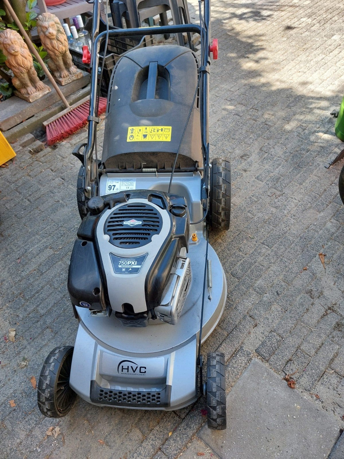 grasmaaier bezine Te koop wegens verhuizing, Tuin en Terras, Grasmaaiers, Ophalen, Mulchfunctie