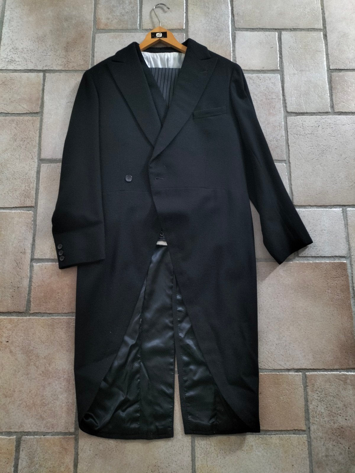 Jacquet en Smoking maat 50 (retro?), Ophalen, Gedragen, Maat 48/50 (M), Zwart