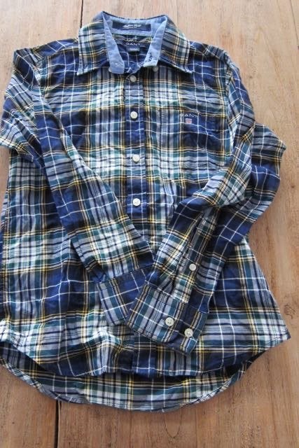 Gant blouse overhemd 122 - 128 casual fit jongen, Overhemd of Blouse, Zo goed als nieuw, Schipluidenlaan 20 5035KJ Tilburg, Merkfreak