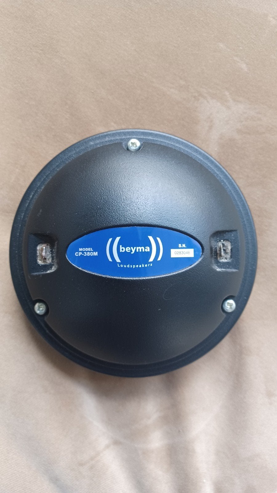 Beyma CP-380M Compressie Driver - ZGAN, Audio, Tv en Foto, Overige merken, Beyma@beyma.com, 120 tot 150 watt, Acustica Beyma SL