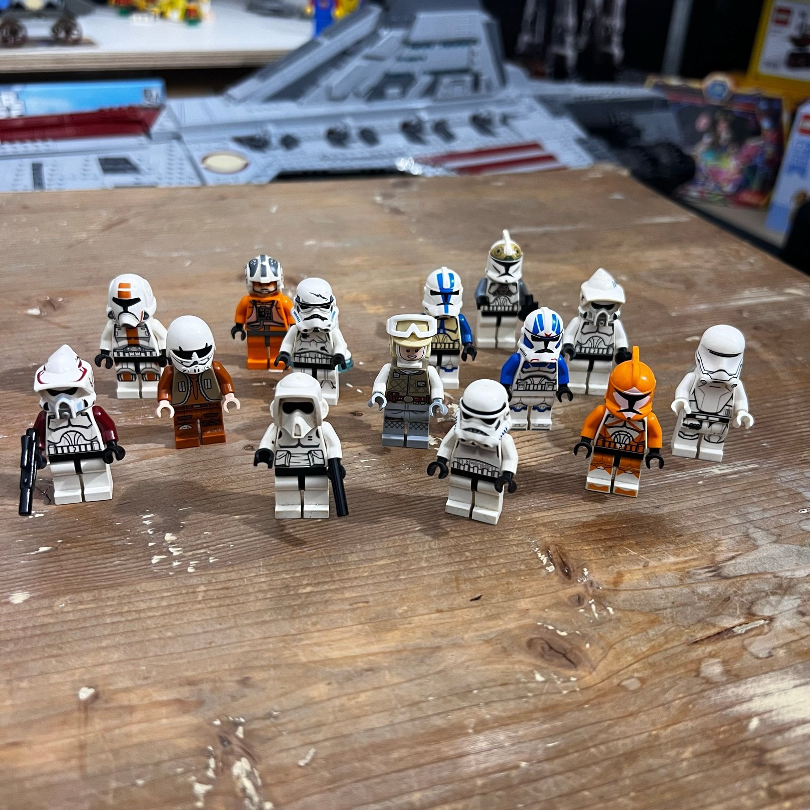 Grote partij Lego Star Wars minifiguren (o.a. Clone Troopers, Ophalen of Verzenden, Gebruikt