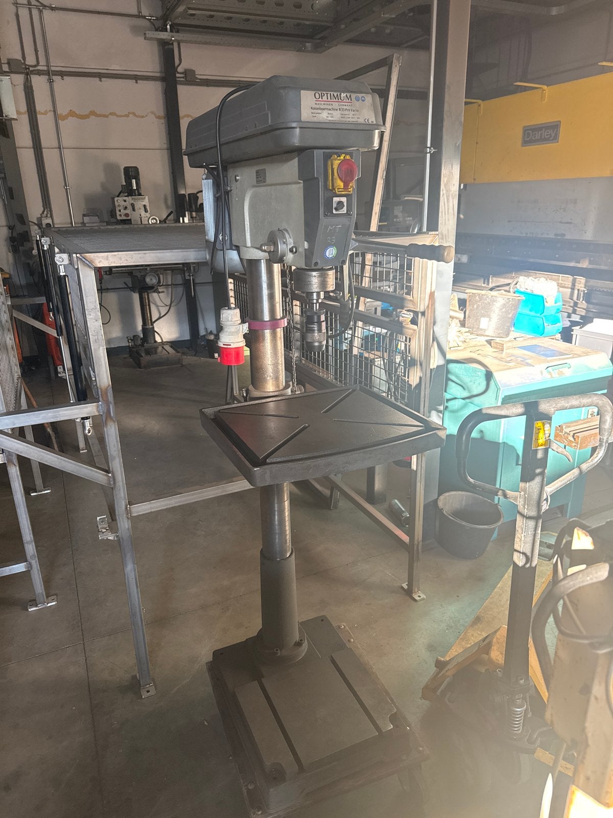 Kolomboormachine Optimum B33 Pro, Ophalen of Verzenden, Gebruikt, 600 watt of meer, Kolomboormachine