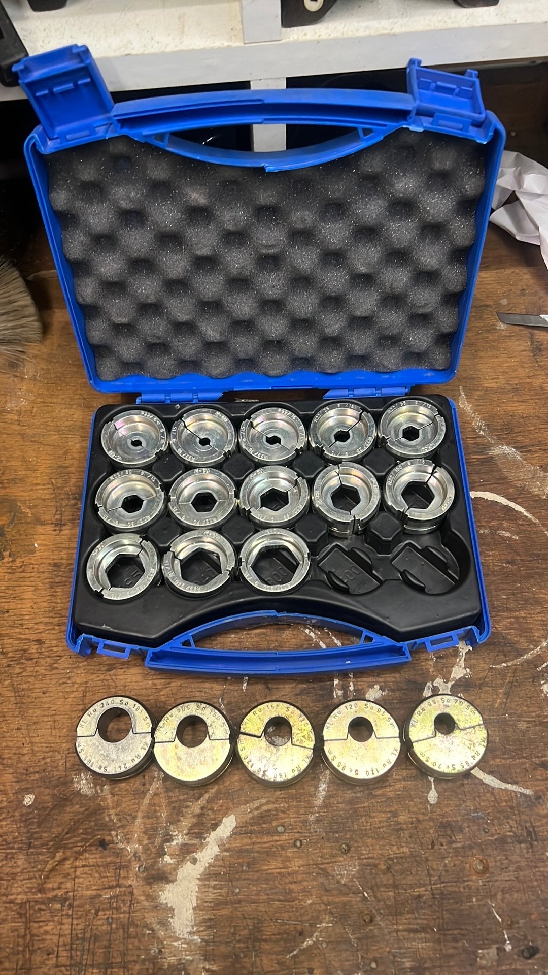 Klauke R22SET Persunit 6 tot 300 mm²+ aluminium set, Ophalen of Verzenden, Zo goed als nieuw