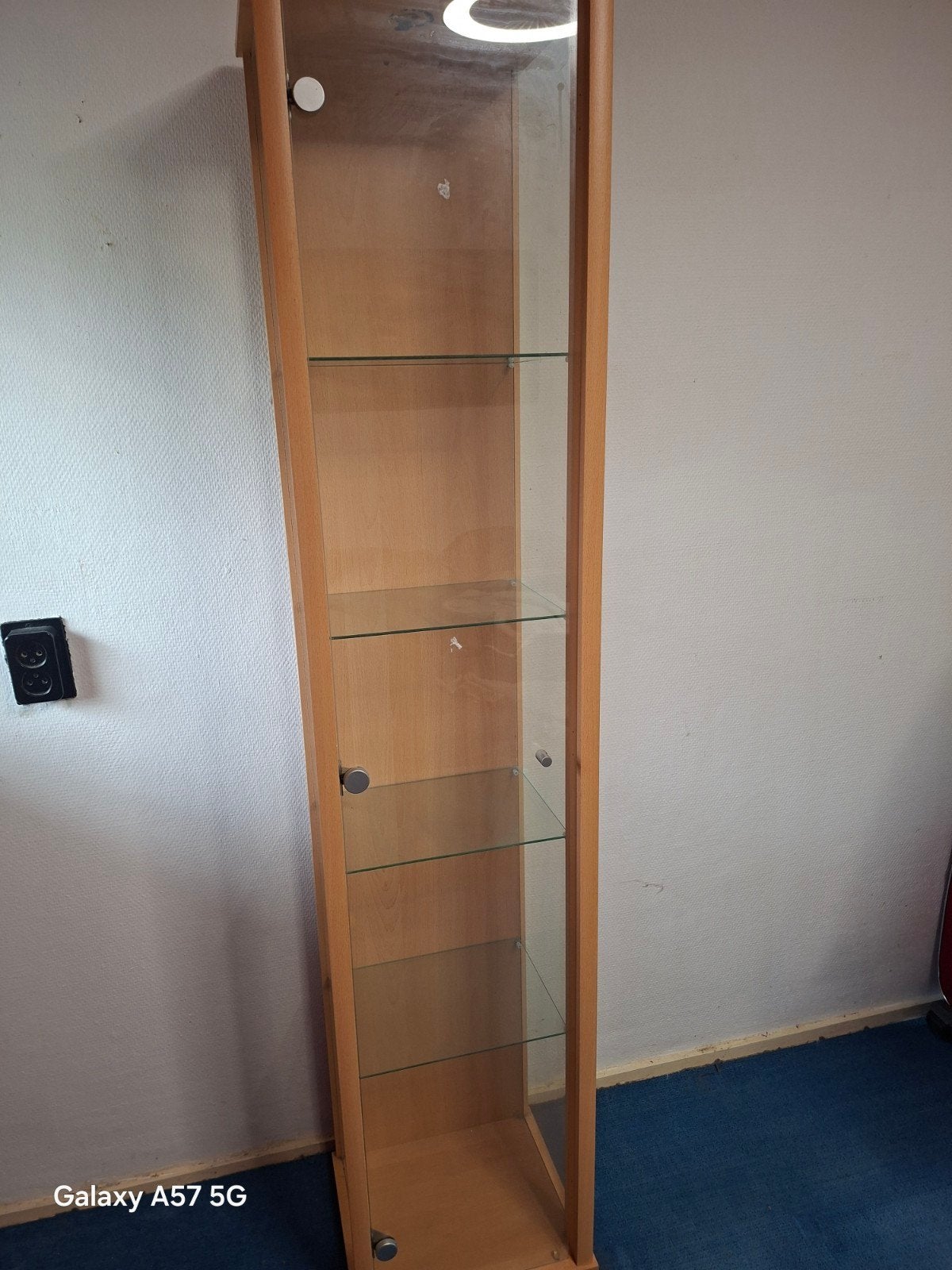 Vitrinekast, Ophalen, Overige materialen, Minder dan 50 cm, 150 tot 200 cm
