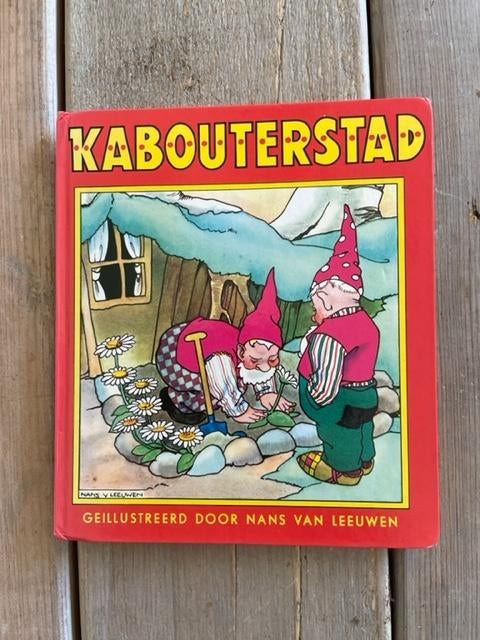 Vintage kinderboek Nans van Leeuwen. Kabouterstad. Mulder., Boeken, Kinderboeken | Kleuters, Ophalen, Fictie algemeen, Jongen of Meisje
