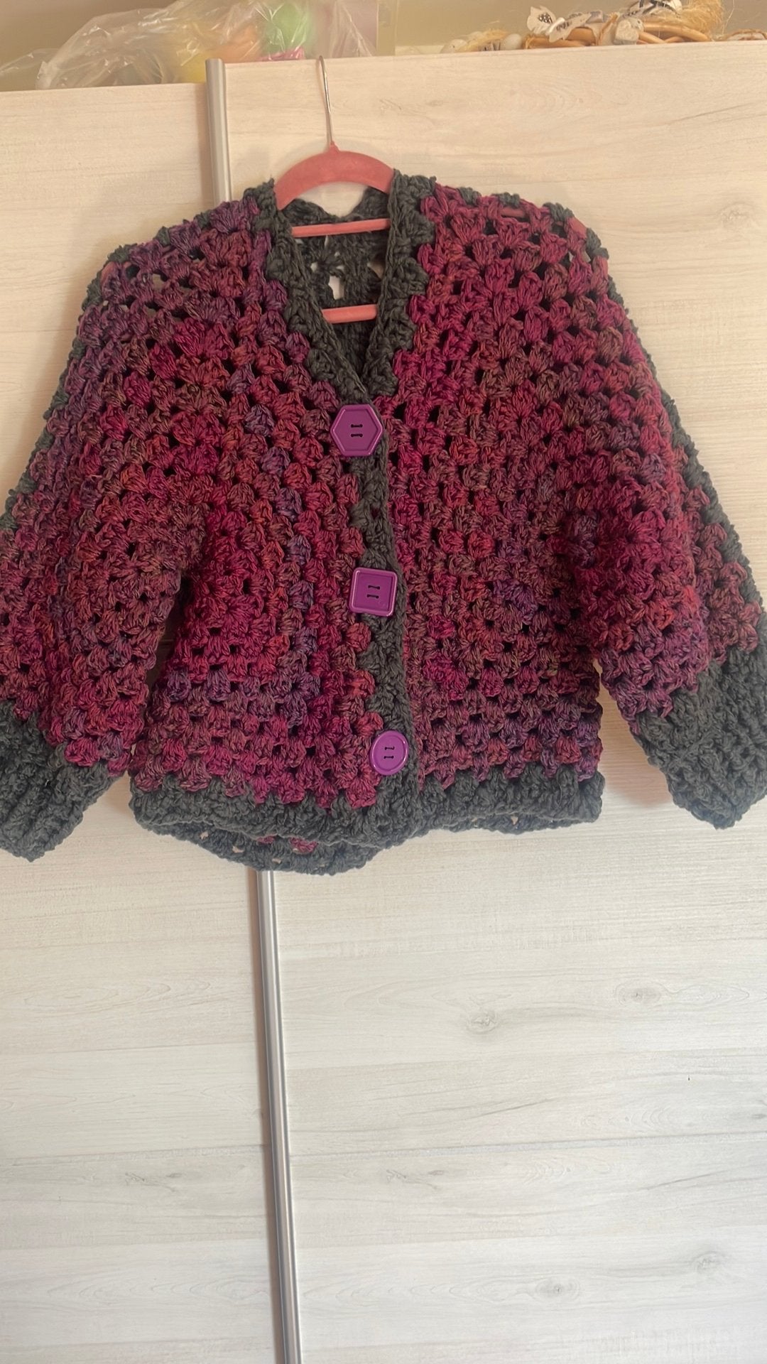 Dik gehaakt vest, Ophalen of Verzenden, Nieuw, Maat 38/40 (M), Meerkleurig