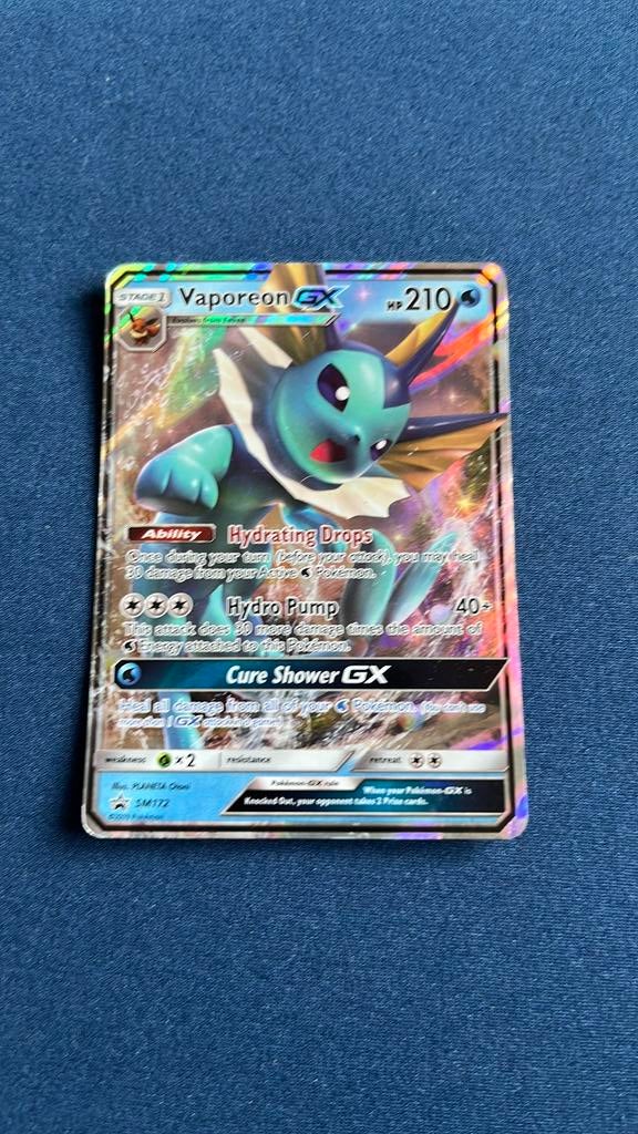 Vaporeon GX SM172, Ophalen, Zo goed als nieuw