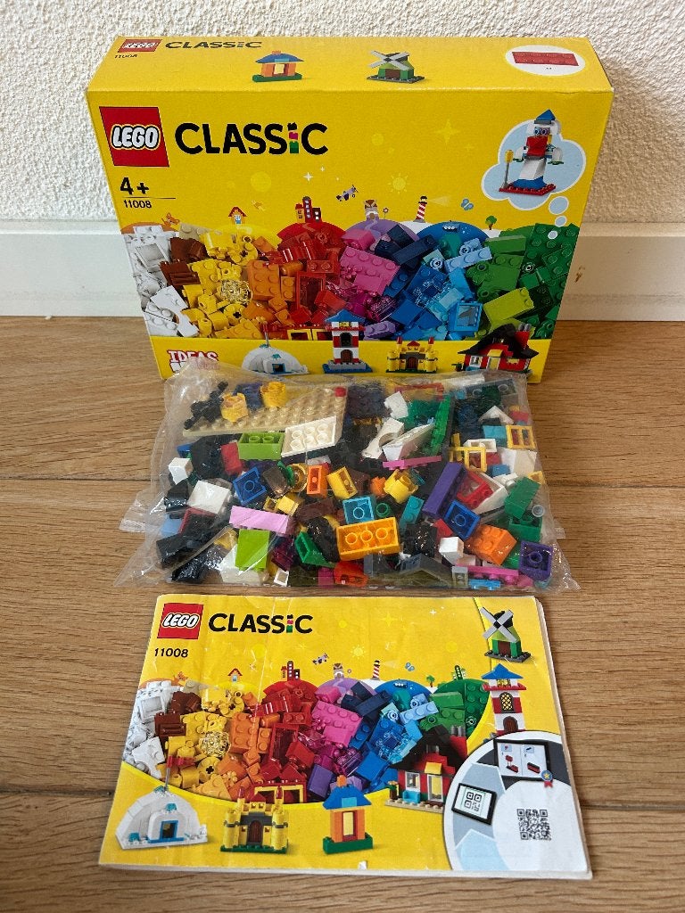 Lego classic 11008 (compleet), Inclusief instructies, Gebruikt, Lego, Ophalen of Verzenden